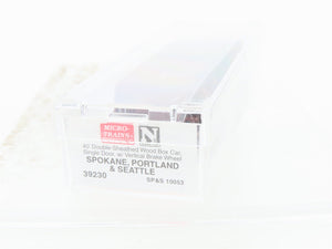 N Micro-Trains MTL 39230 SP&S Spokane Portland & Seattle 40' Box Car #10053