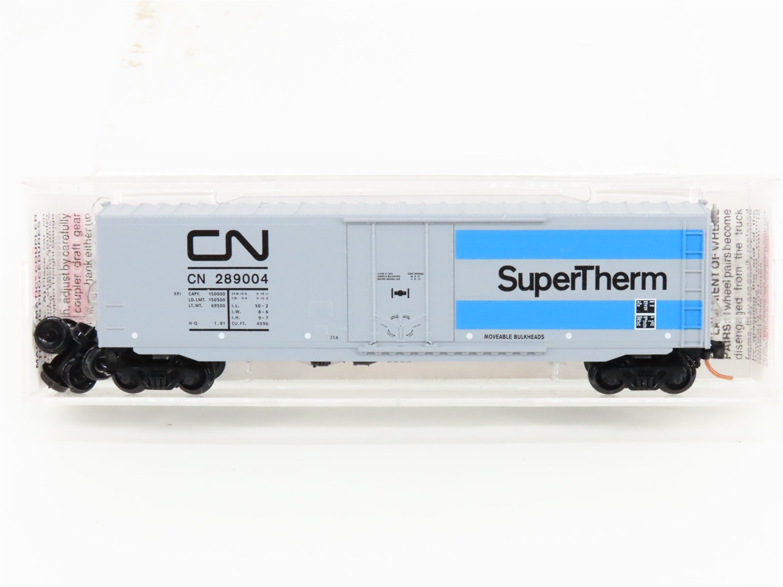 N Micro-Trains MTL 38330 CN Canadian National SuperTherm 50' Box Car #289004