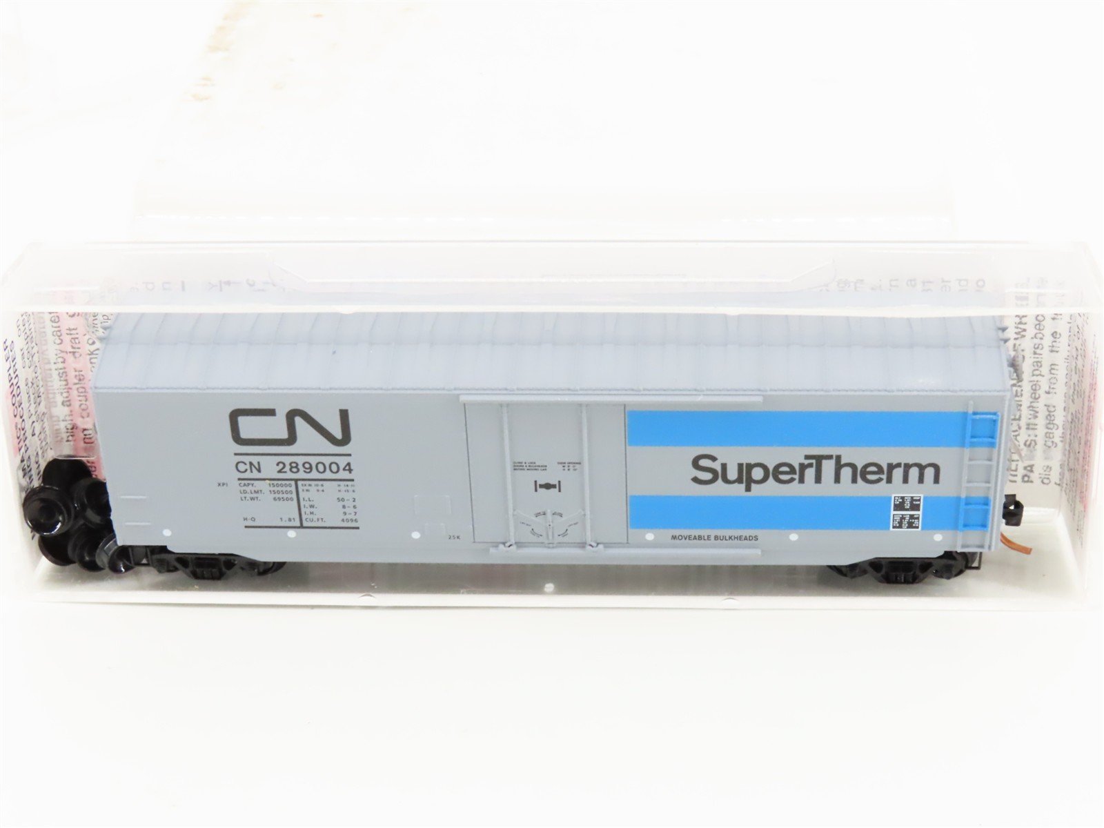 N Micro-Trains MTL 38330 CN Canadian National SuperTherm 50' Box Car #289004