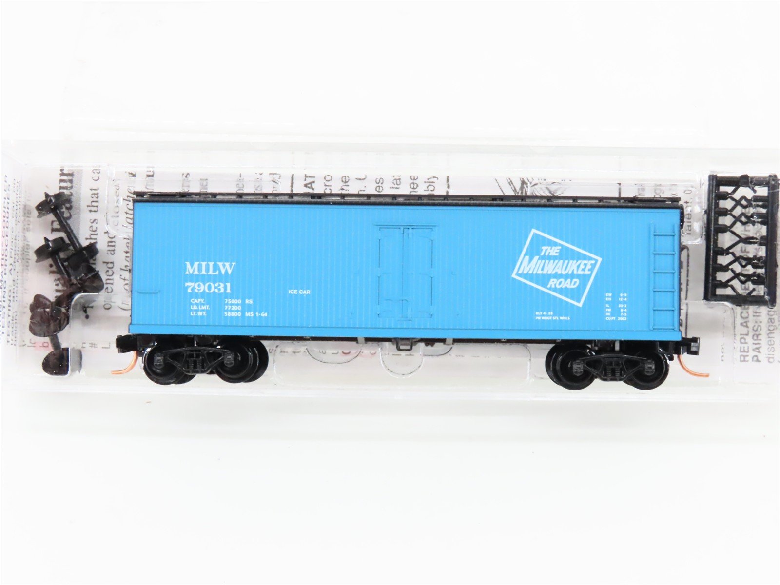 N Scale Micro-Trains MTL 47360 MILW Milwaukee Road 40' Wood Reefer #79031