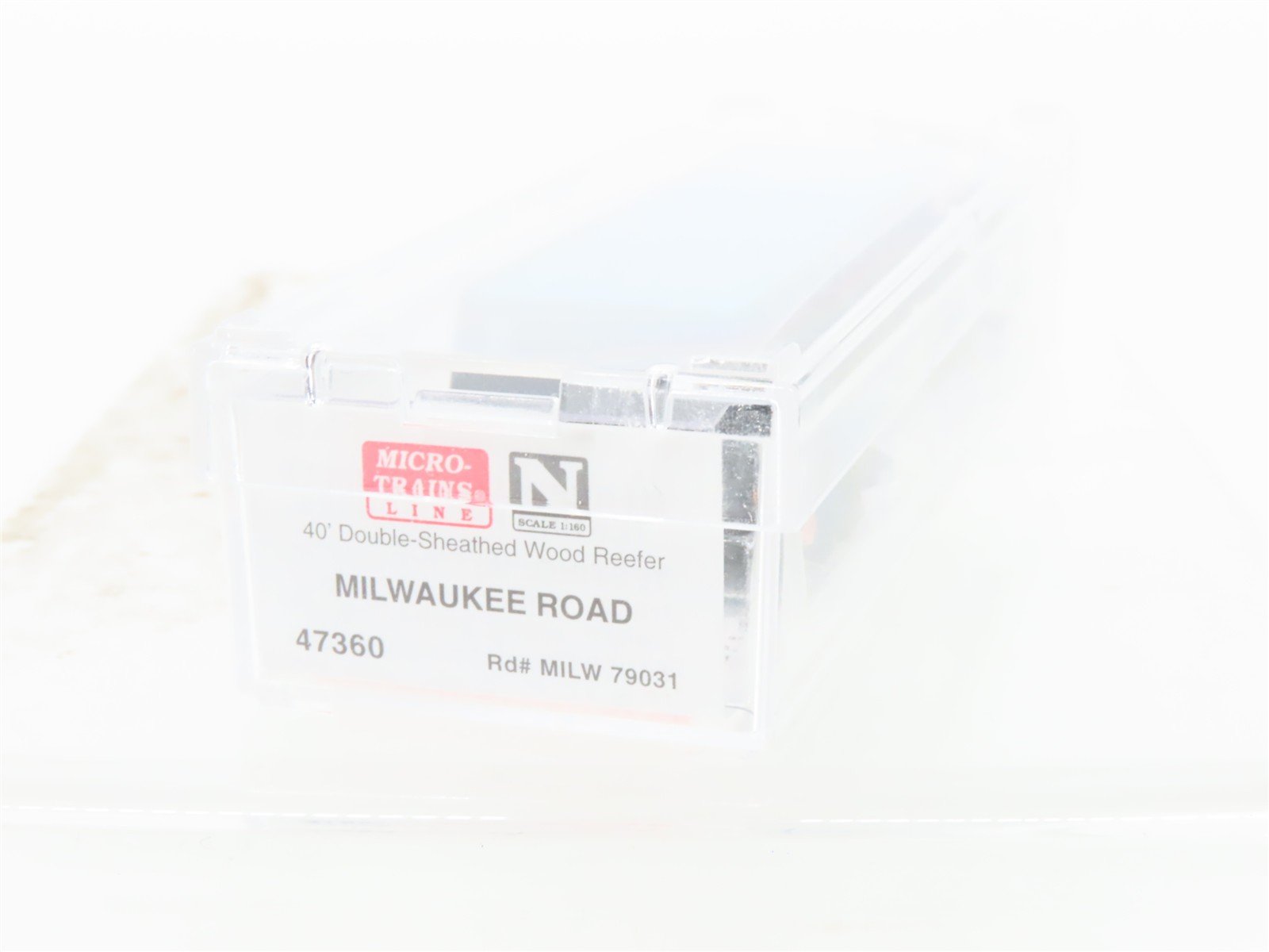 N Scale Micro-Trains MTL 47360 MILW Milwaukee Road 40' Wood Reefer #79031