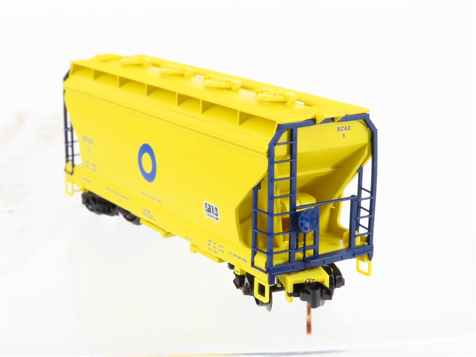 N Scale Micro-Trains MTL 92140 BCAX Blue Circle Cement 2-Bay Covered Hopper #5