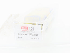 N Scale Micro-Trains MTL 92140 BCAX Blue Circle Cement 2-Bay Covered Hopper #5