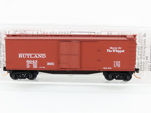 N Scale Micro-Trains MTL 39130 RUT Route of the Whippet 40' Wood Box Car #6043