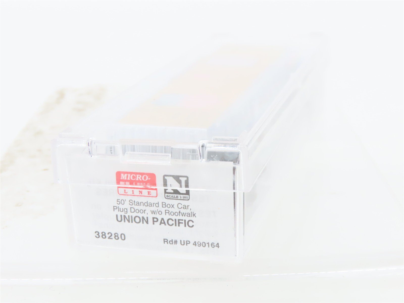 N Scale Micro-Trains MTL 38280 UP Union Pacific 50' Plug Door Box Car #490164
