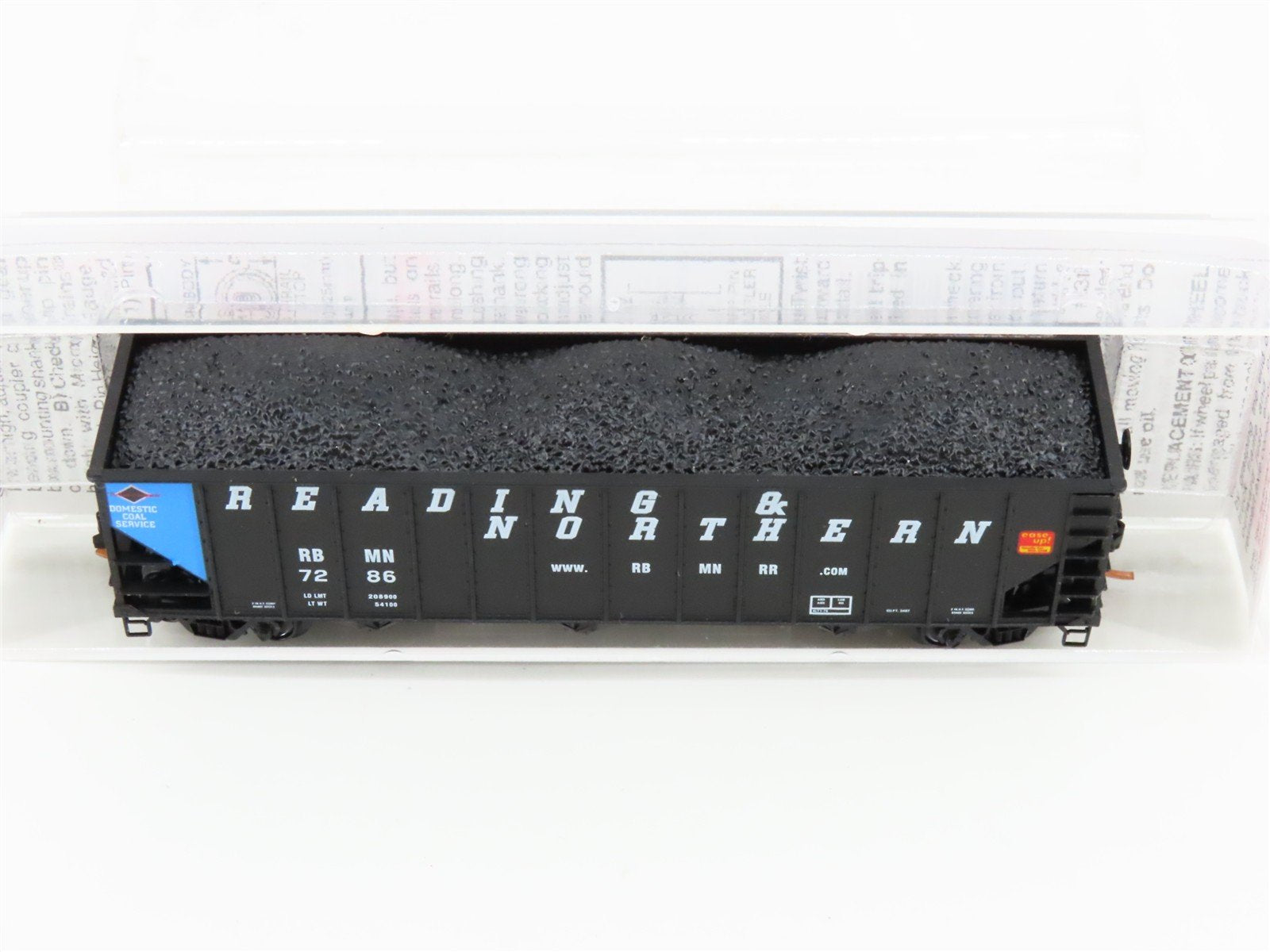 N Micro-Trains MTL 108080 RBMN Reading & Northern Railroad 3-Bay Hopper #7286