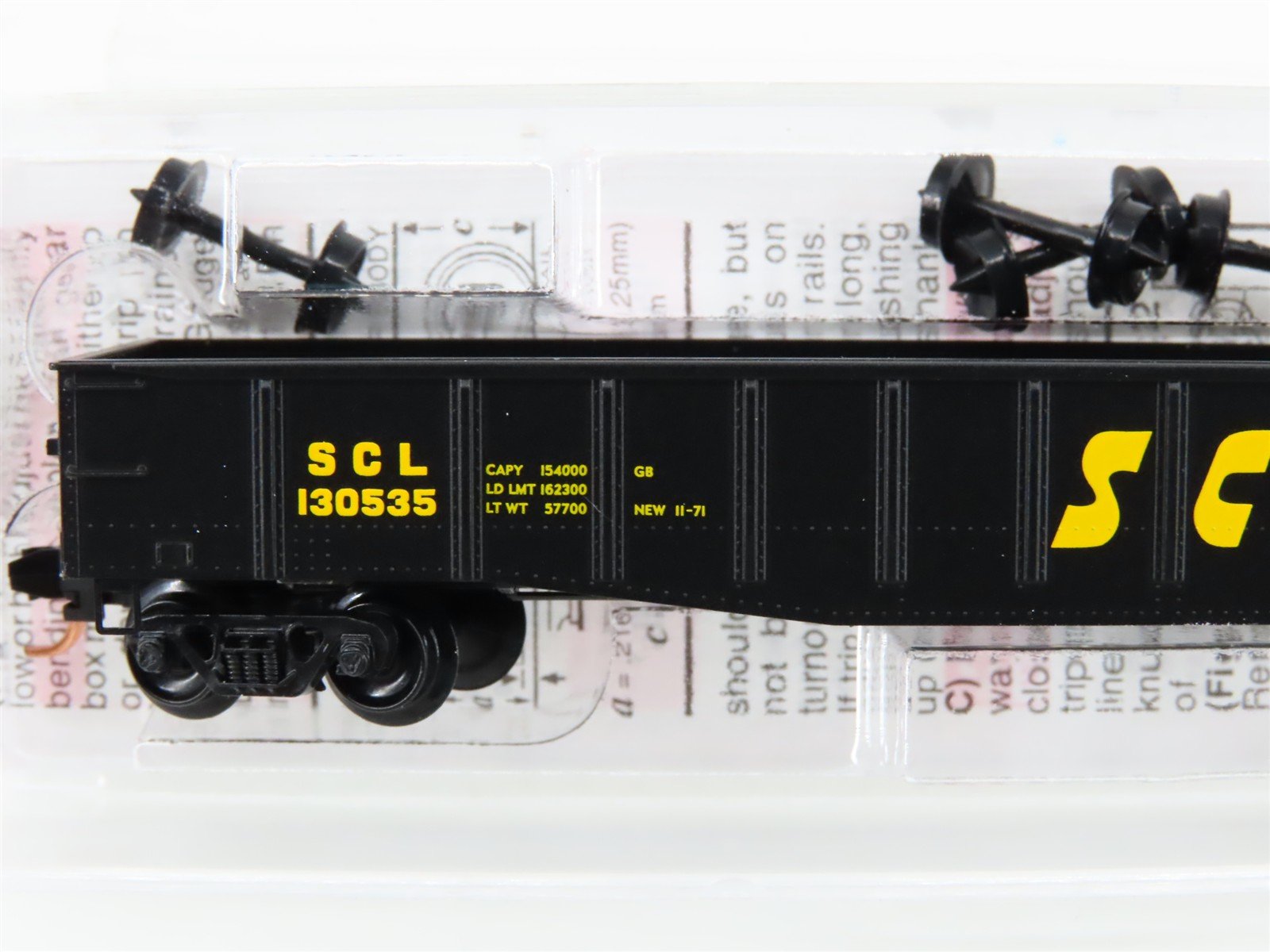N Scale Micro-Trains MTL 105040 SCL Seaboard Coast Line 50' Open Gondola #130535
