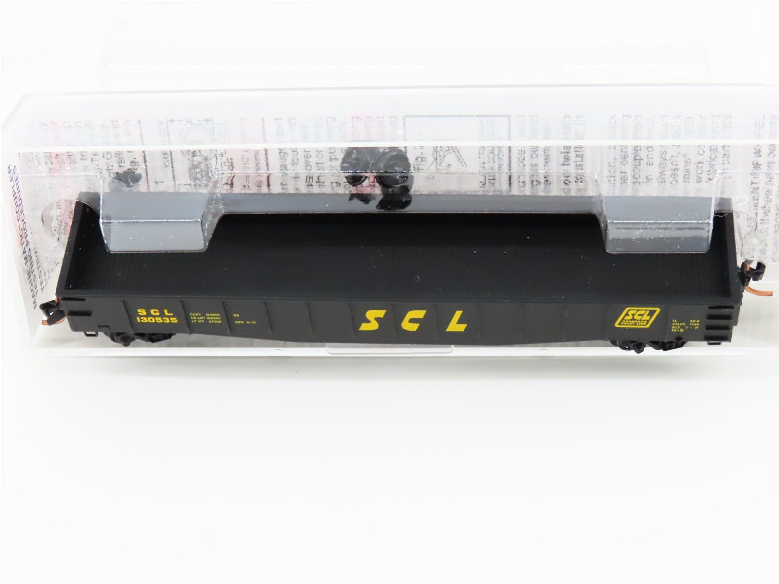 N Scale Micro-Trains MTL 105040 SCL Seaboard Coast Line 50' Open Gondola #130535