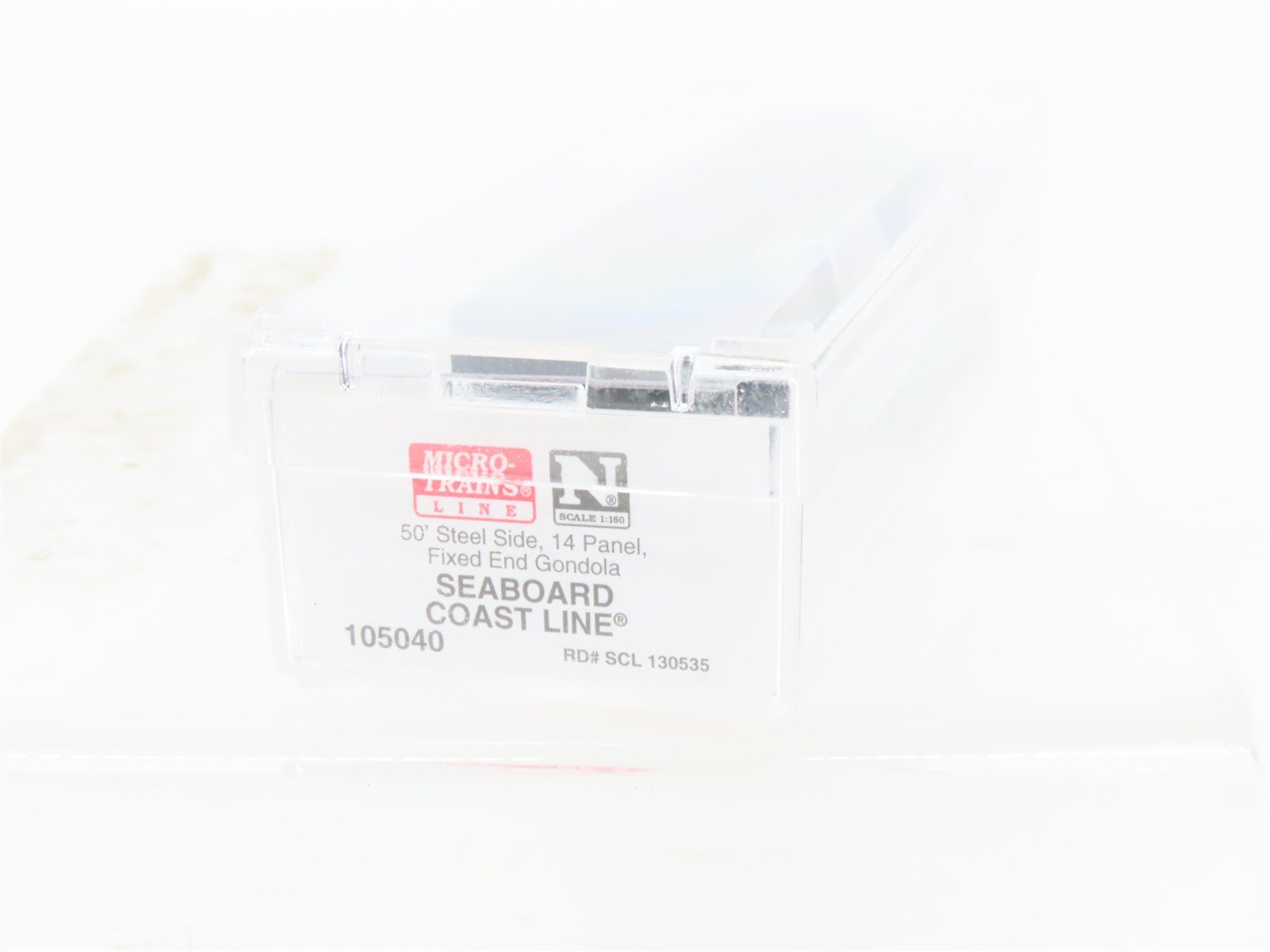 N Scale Micro-Trains MTL 105040 SCL Seaboard Coast Line 50' Open Gondola #130535