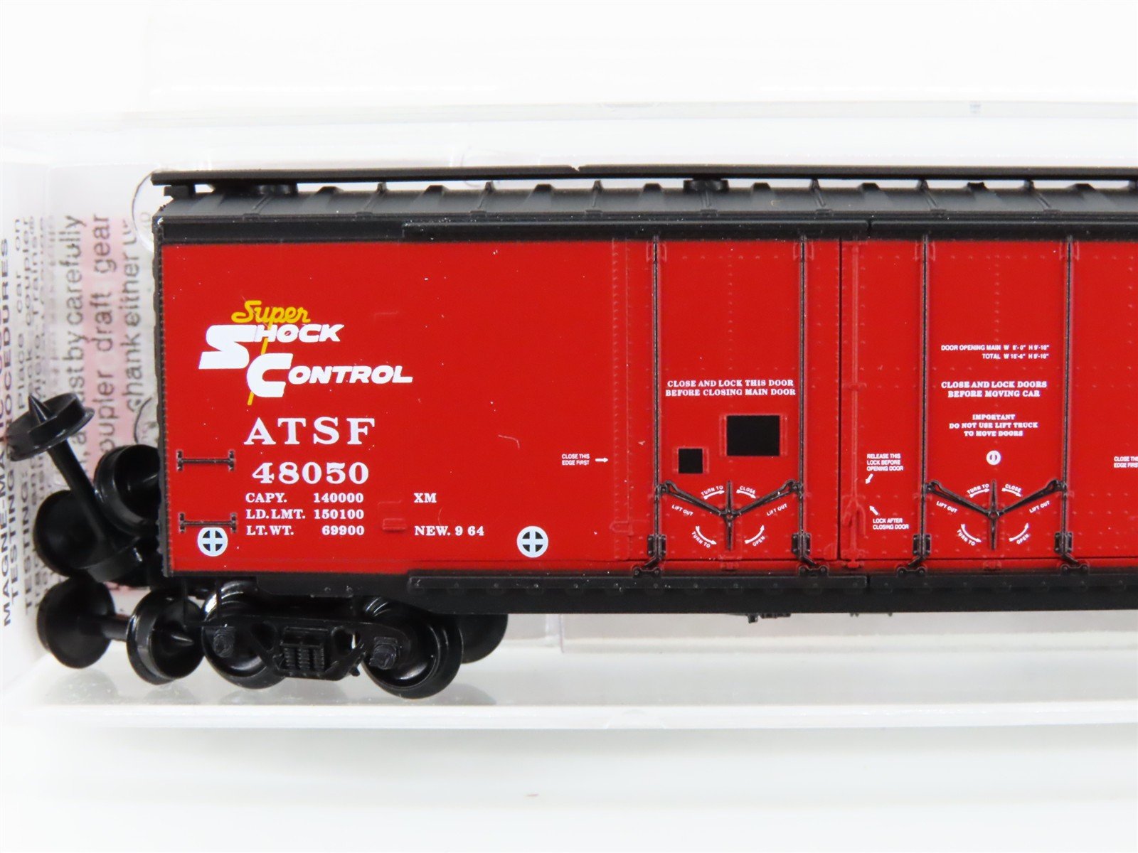 N Micro-Trains MTL 03600070 ATSF Santa Fe 50' Double Plug Doors Box Car #48050