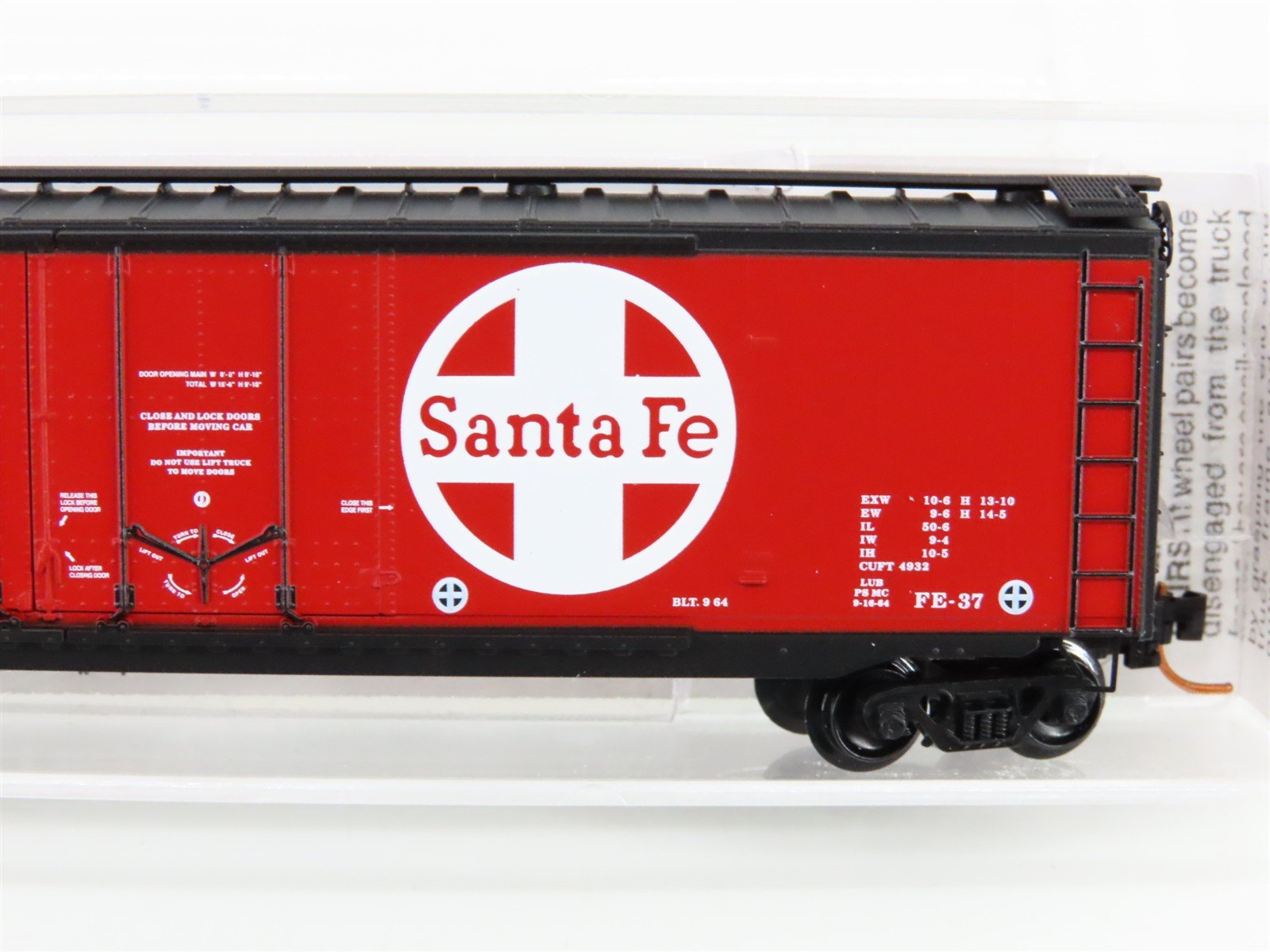 N Micro-Trains MTL 03600070 ATSF Santa Fe 50' Double Plug Doors Box Car #48050