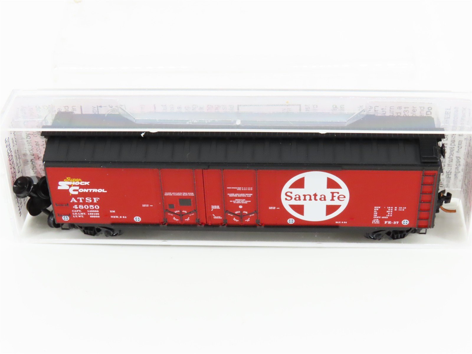 N Micro-Trains MTL 03600070 ATSF Santa Fe 50' Double Plug Doors Box Car #48050