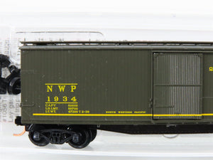 N Scale Micro-Trains MTL 39140 NWP Northwestern Pacific 40' Wood Box Car #1934