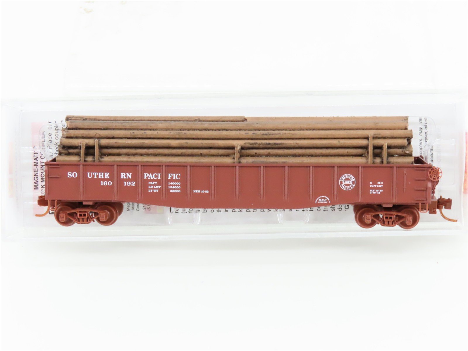 N Micro-Trains MTL 04600281 SP Southern Pacific 50' Gondola #160192 w/ Load