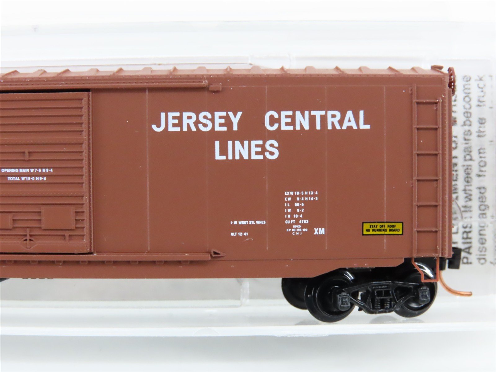 N Scale Micro-Trains MTL 37040 CNJ Jersey Central Lines 50' Box Car #25039