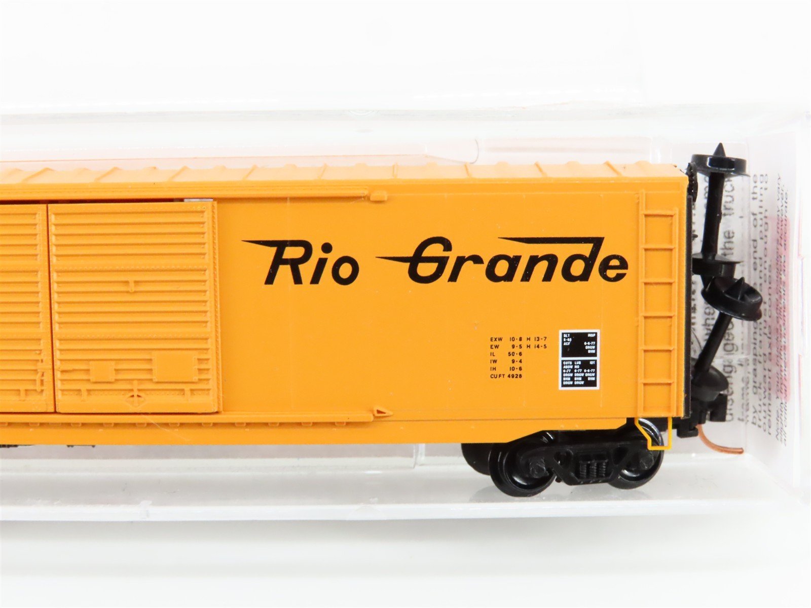 N Scale Micro-Trains MTL 37070 D&RGW Rio Grande 50' Double Door Box Car #63773