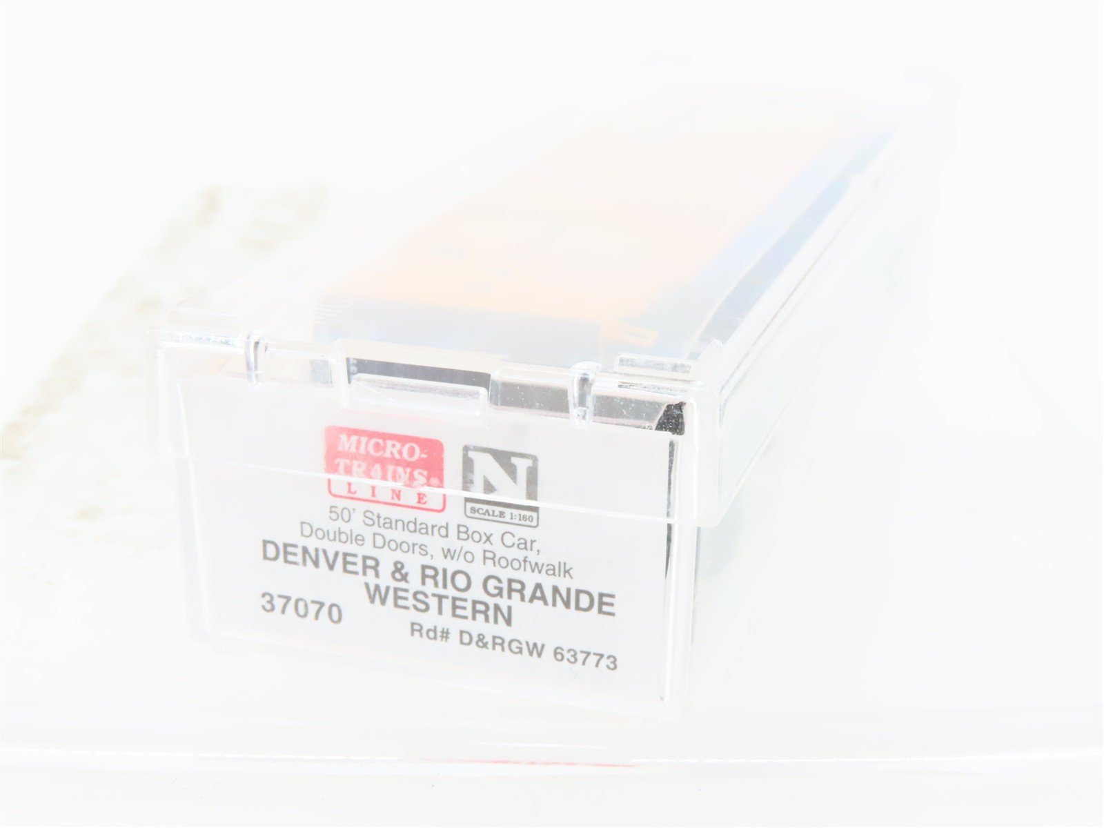 N Scale Micro-Trains MTL 37070 D&RGW Rio Grande 50' Double Door Box Car #63773