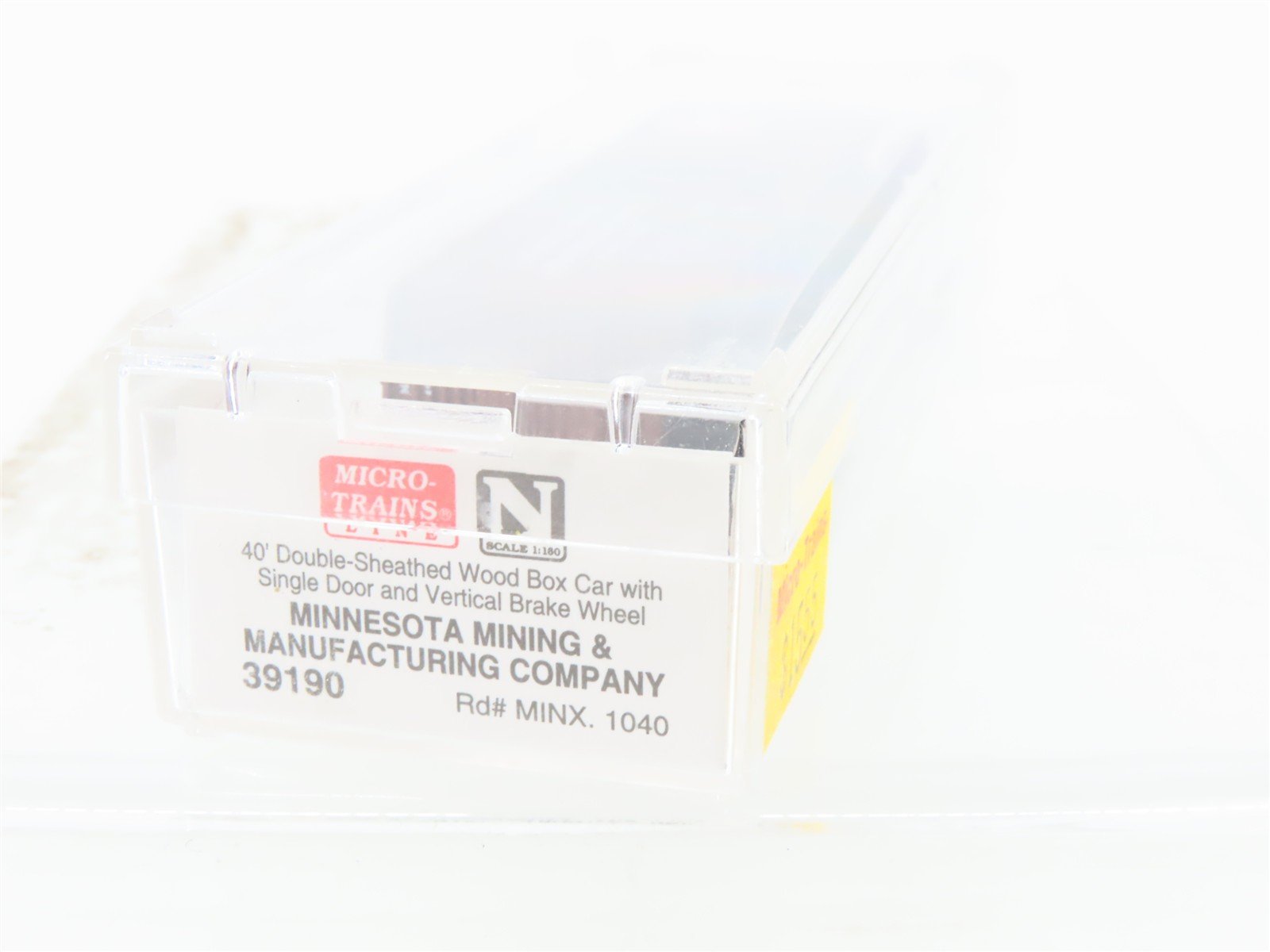 N Scale Micro-Trains MTL 39190 MINX Minnesota Mining & Mfg. 40' Box Car #1040