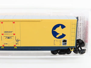 N Scale Micro-Trains MTL 03800320 WM Chessie System 50' Plug Door Box Car #36008