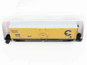 N Scale Micro-Trains MTL 03800320 WM Chessie System 50' Plug Door Box Car #36008