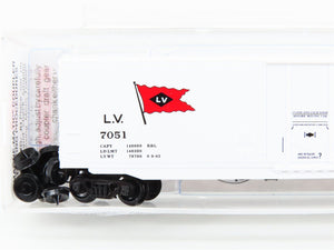 N Scale Micro-Trains MTL 38210 LV Lehigh Valley 50' Plug Door Box Car #7051