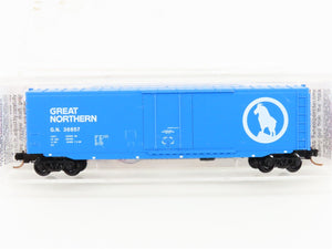 N Scale Micro-Trains MTL 38270 GN Great Northern Big Sky Blue 50' Box Car #36857