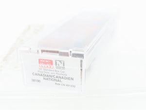 N Scale Micro-Trains MTL 38190 CN Canadian National 50' Plug Door Boxcar #401232