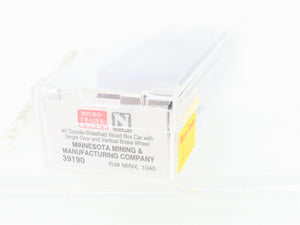 N Scale Micro-Trains MTL 39190 MINX Minnesota Mining & Mfg. 40' Box Car #1040