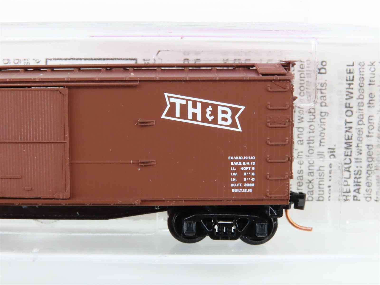 N Scale Micro-Trains MTL 39220 THB Toronto Hamilton & Buffalo 40' Box Car #4761