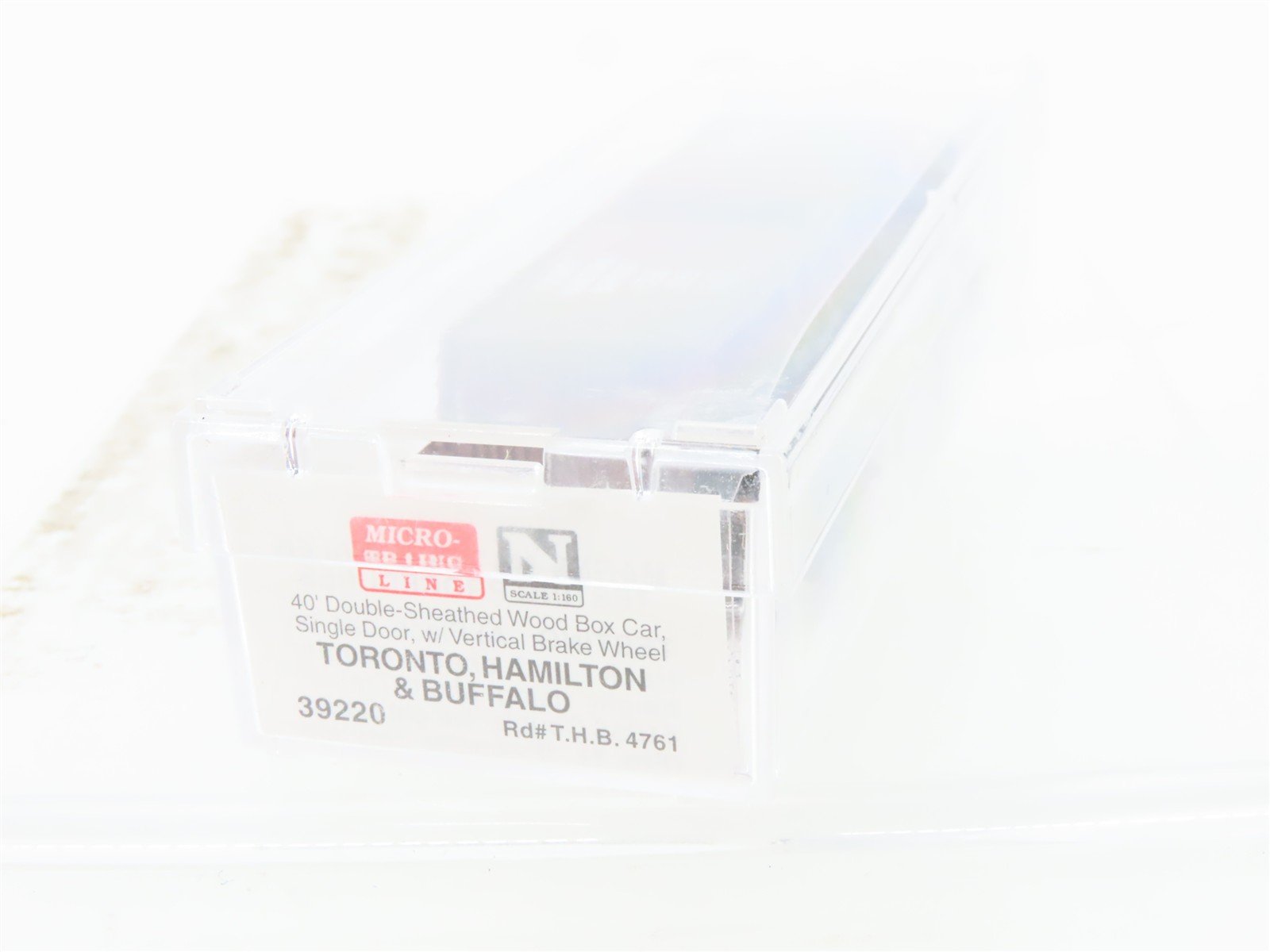 N Scale Micro-Trains MTL 39220 THB Toronto Hamilton & Buffalo 40' Box Car #4761