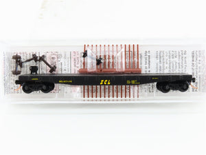 N Scale Micro-Trains MTL 45170 SCL Seaboard Coast Line 50' Flat Car #677176