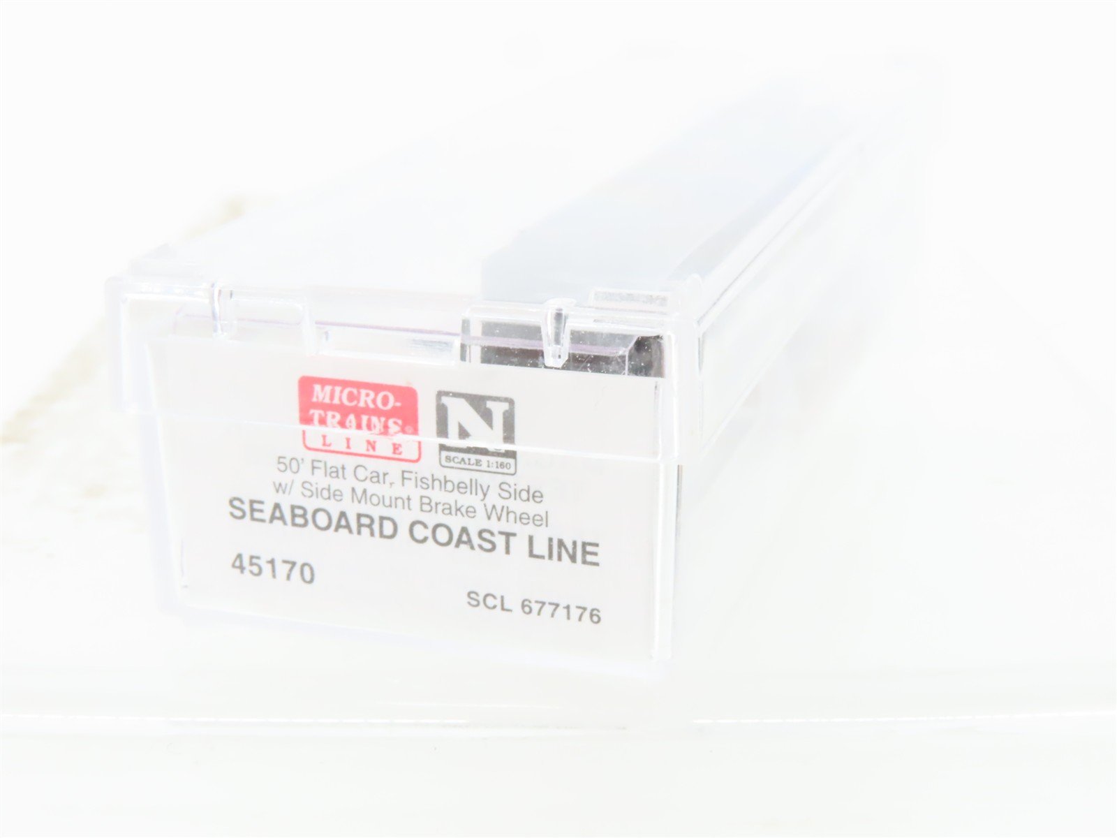 N Scale Micro-Trains MTL 45170 SCL Seaboard Coast Line 50' Flat Car #677176
