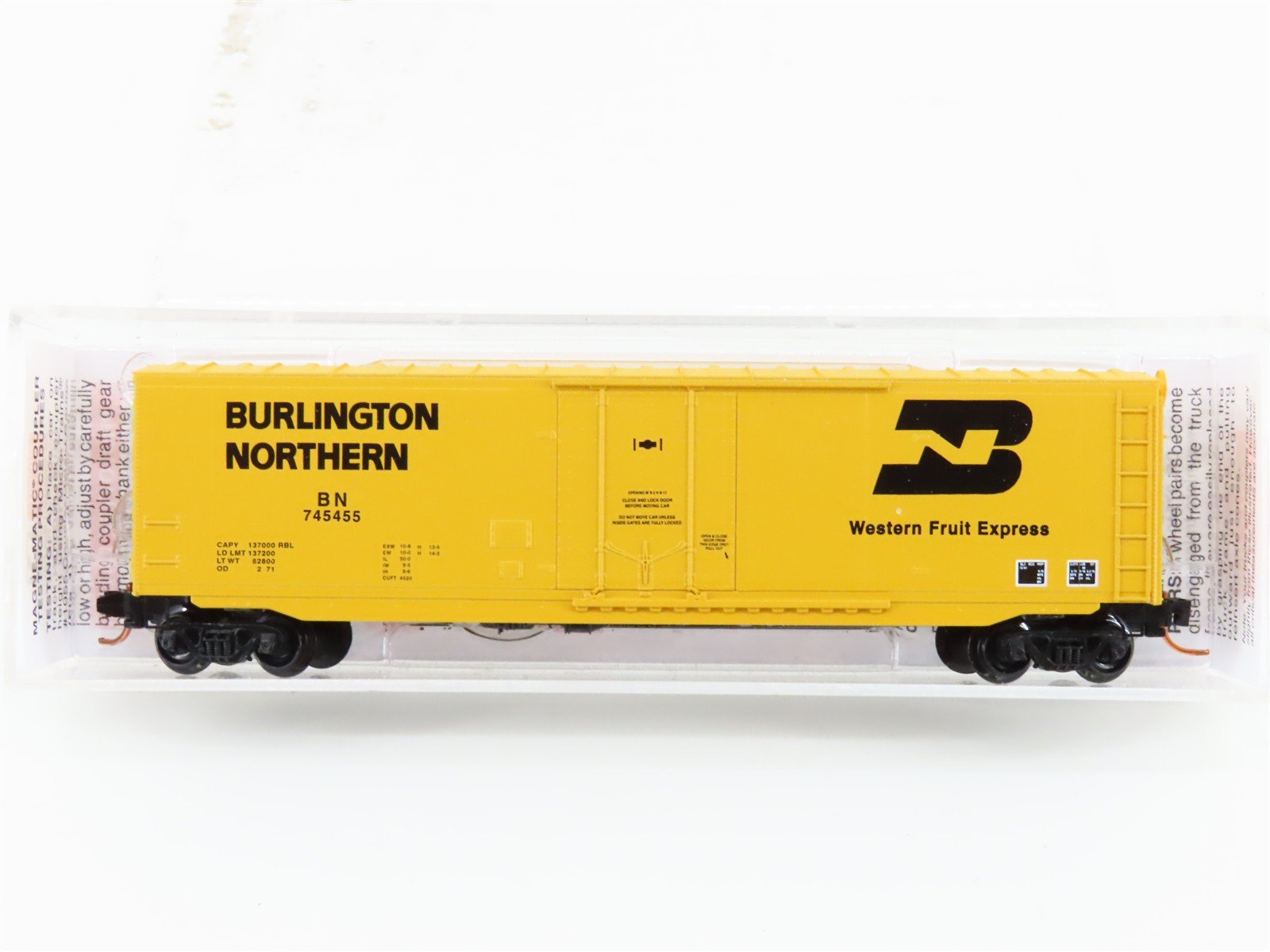 N Scale Micro-Trains MTL 03800162 BN Western Fruit Express 50' Box Car #745455