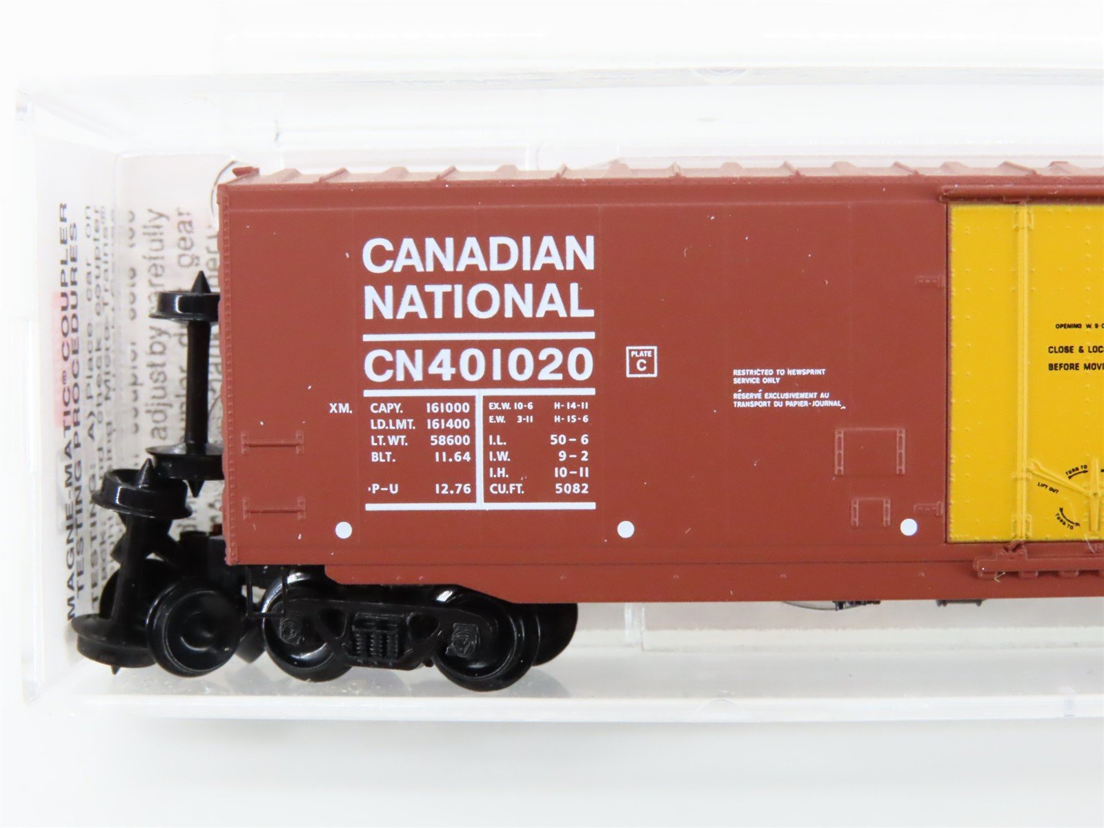N Scale Micro-Trains MTL 38310 CN Canadian National 50' Box Car #401020