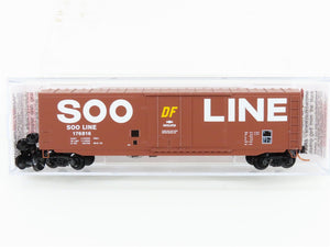 N Scale Micro-Trains MTL 03800400 SOO Line 50' Plug Door Box Car #176816