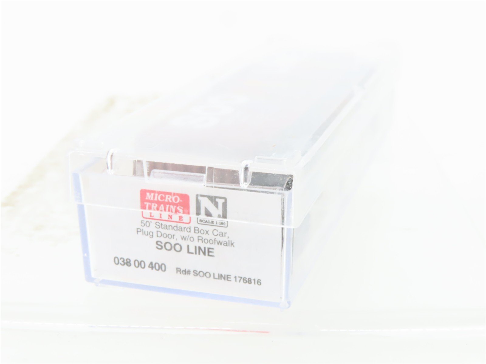 N Scale Micro-Trains MTL 03800400 SOO Line 50' Plug Door Box Car #176816