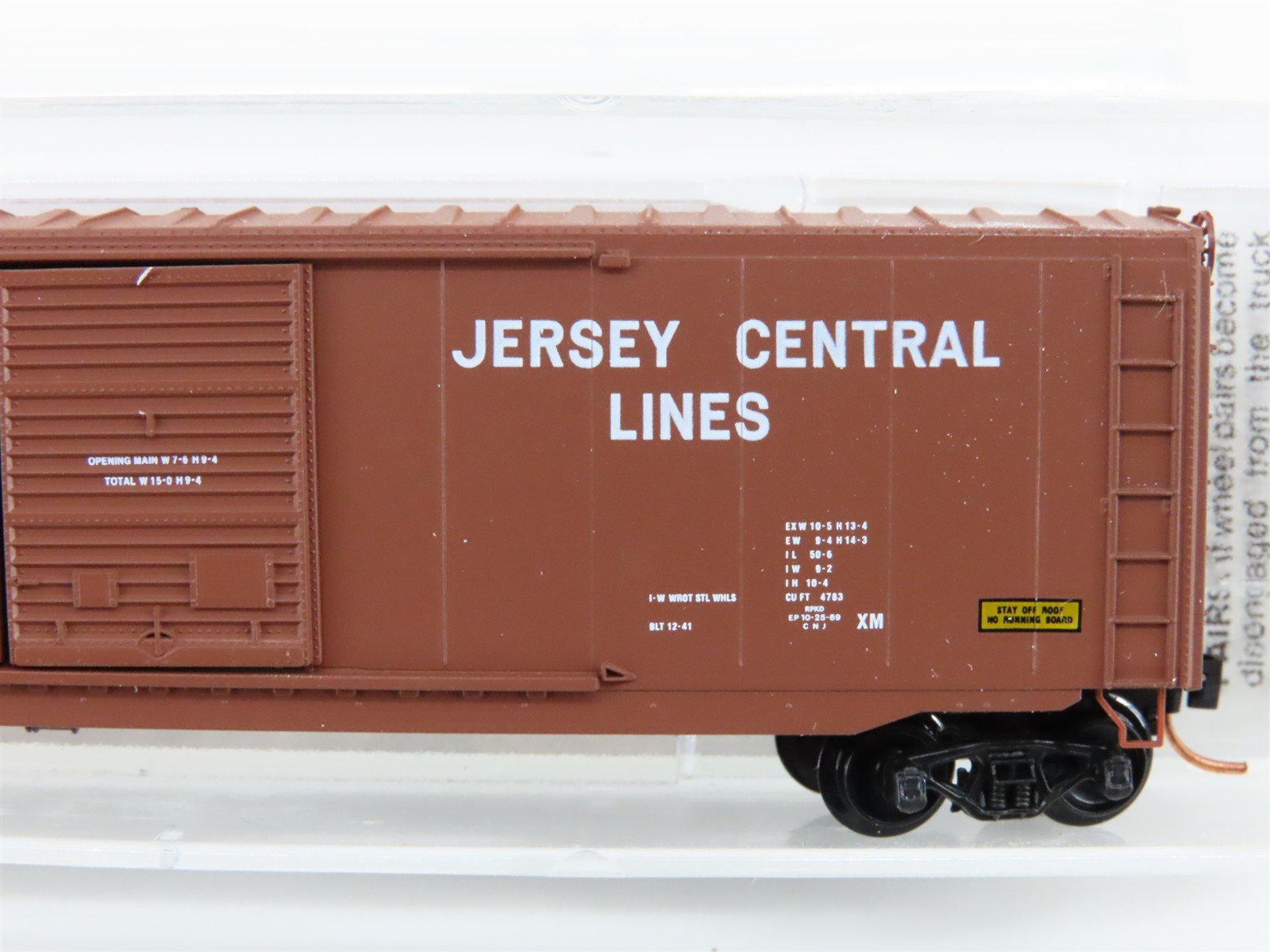 N Scale Micro-Trains MTL 37040 CNJ Jersey Central 50' Double Door Box Car #25039