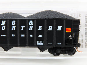 N Micro-Trains MTL 108080 RBMN Reading & Northern 3-Bay Hopper #7286 w/ Load