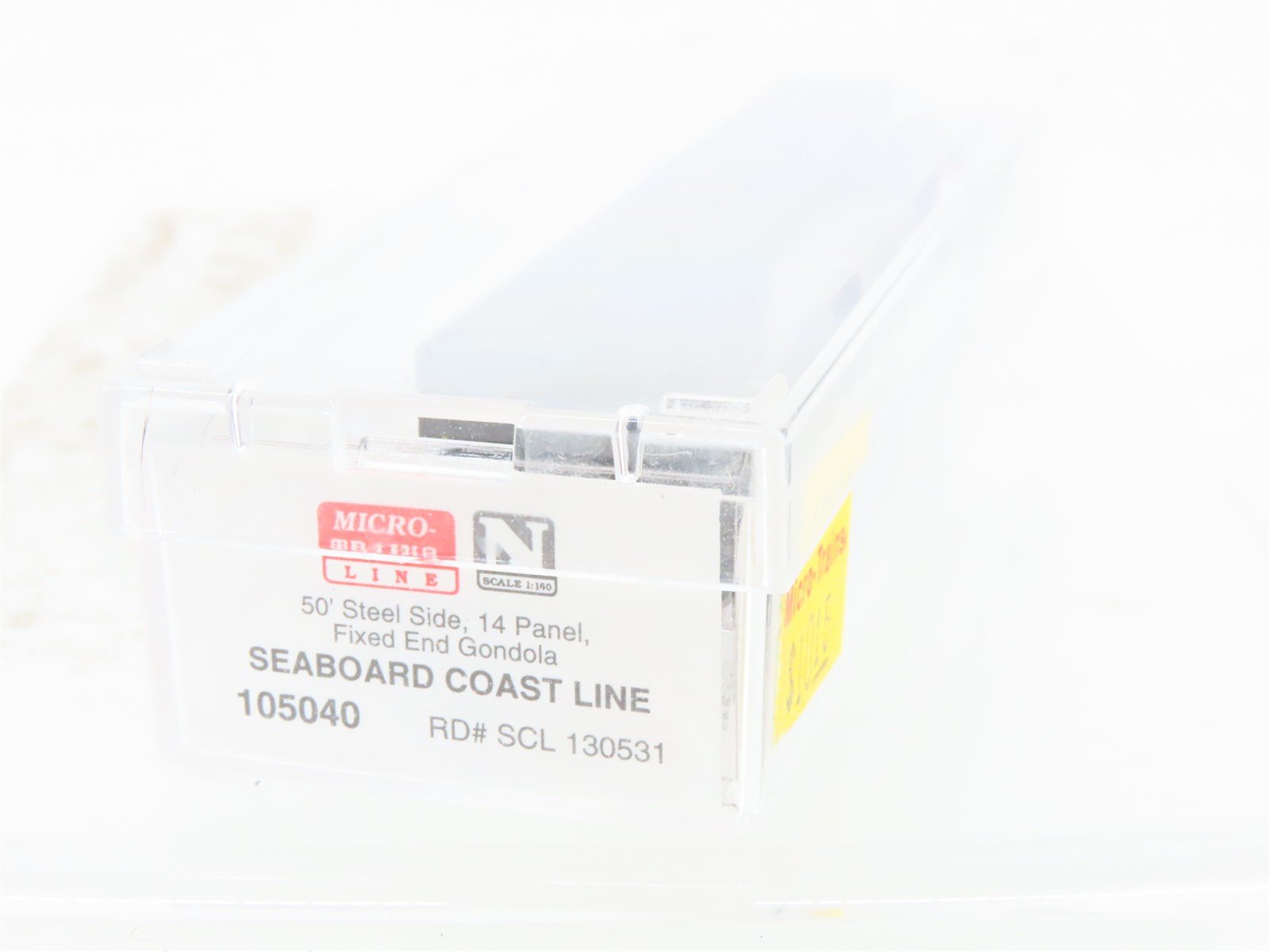 N Scale Micro-Trains MTL 105040 SCL Seaboard Coast Line 50' Gondola #130531