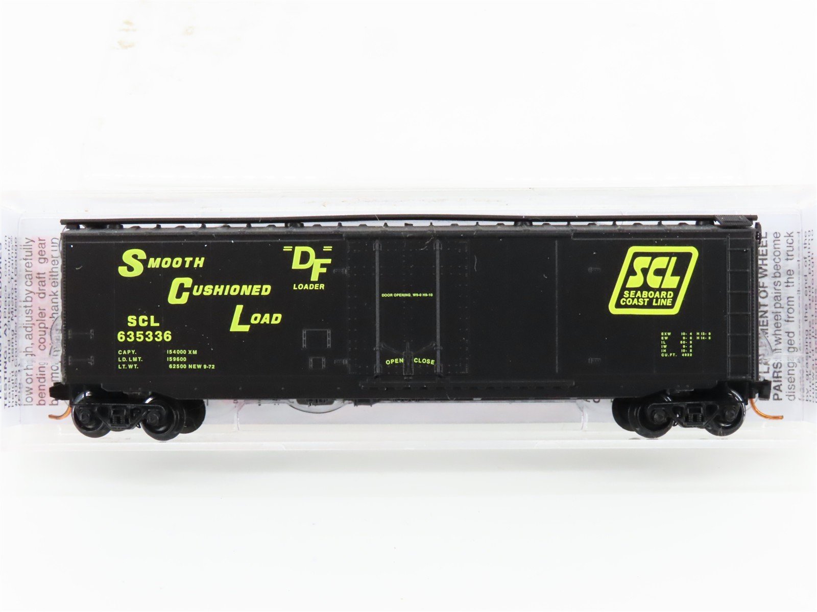 N Scale Micro-Trains MTL 03200120 SCL Seaboard Coast Line 50' Box Car #635336
