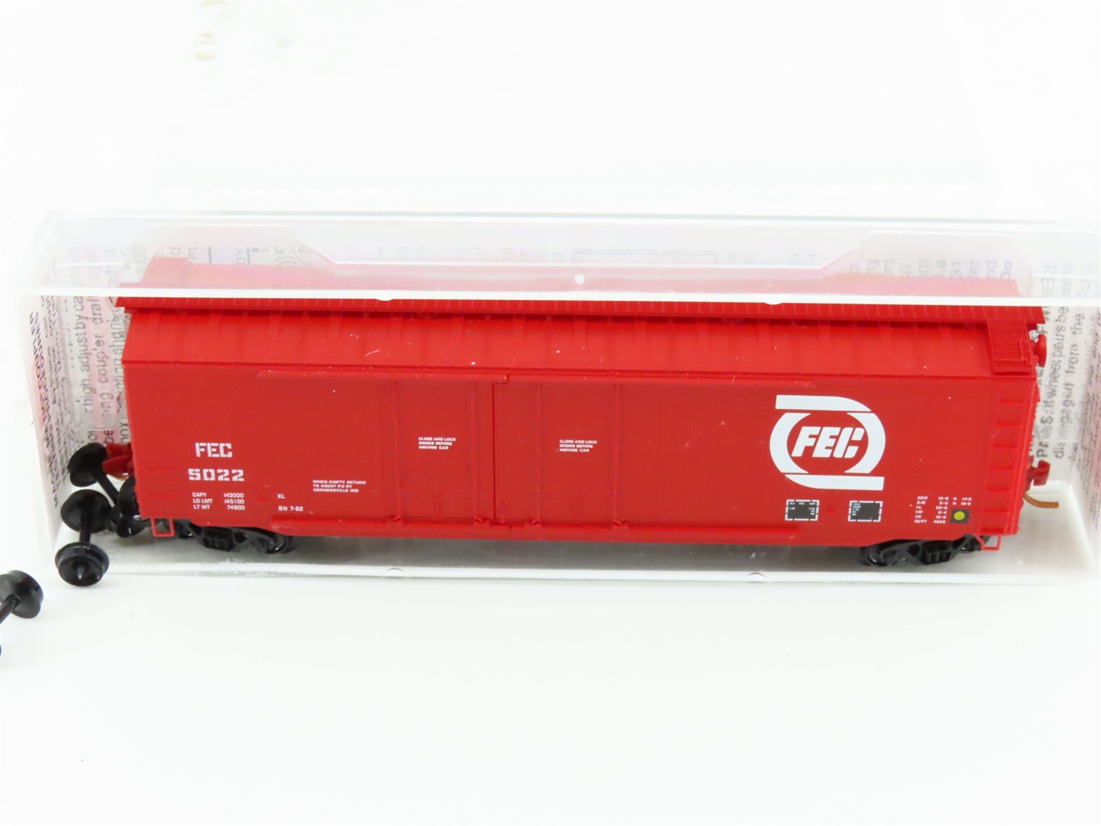 N Scale Micro-Trains MTL 03600060 FEC Florida East Coast 50' Box Car #5022