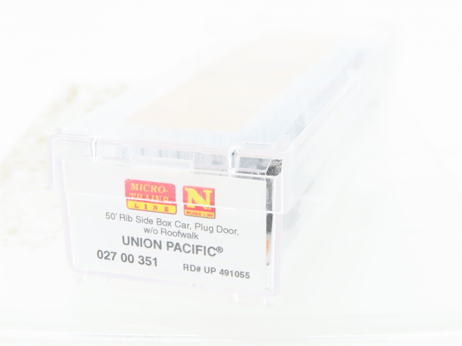 N Scale Micro-Trains MTL 02700351 UP Union Pacific 50' Plug Door Box Car #491055