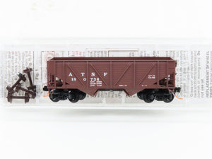 N Scale Micro-Trains MTL 57010 ATSF Santa Fe 2-Bay Open Hopper #180736