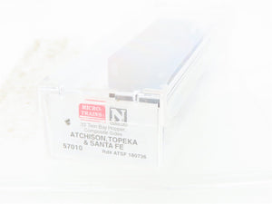 N Scale Micro-Trains MTL 57010 ATSF Santa Fe 2-Bay Open Hopper #180736