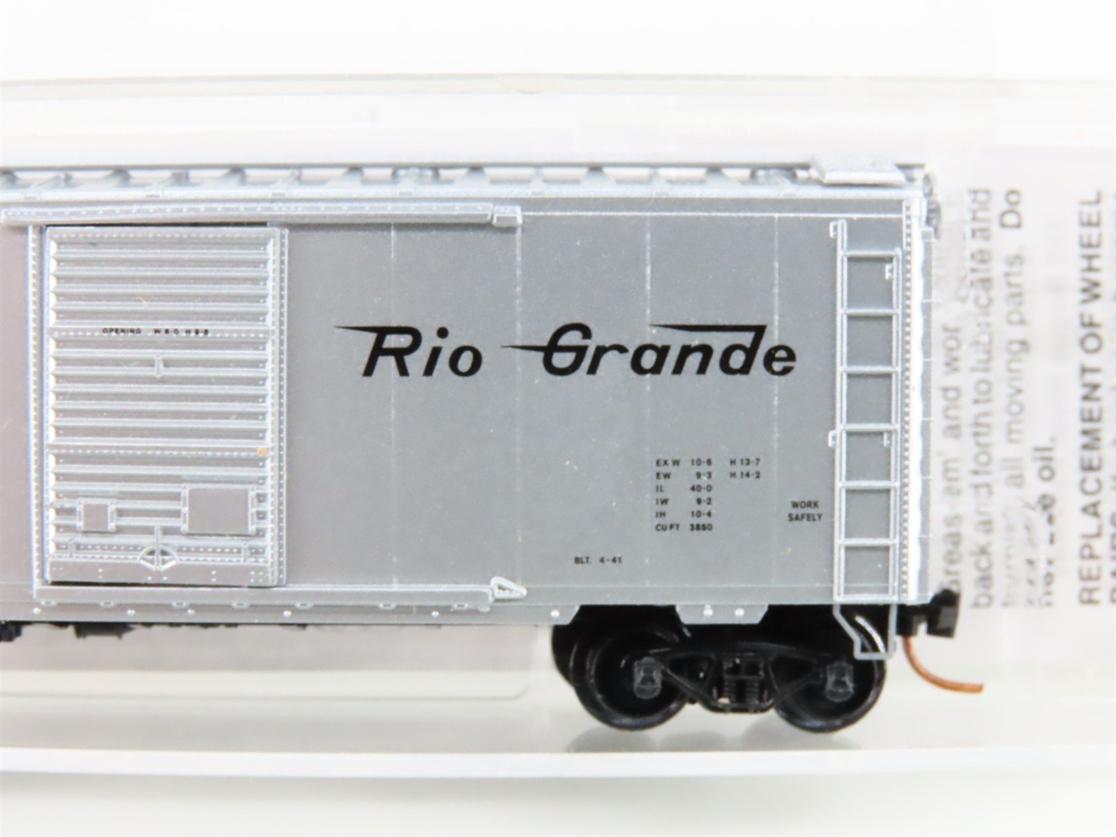 N Scale Micro-Trains MTL 02000776 D&RGW Rio Grande 40' Box Car #AX-69035