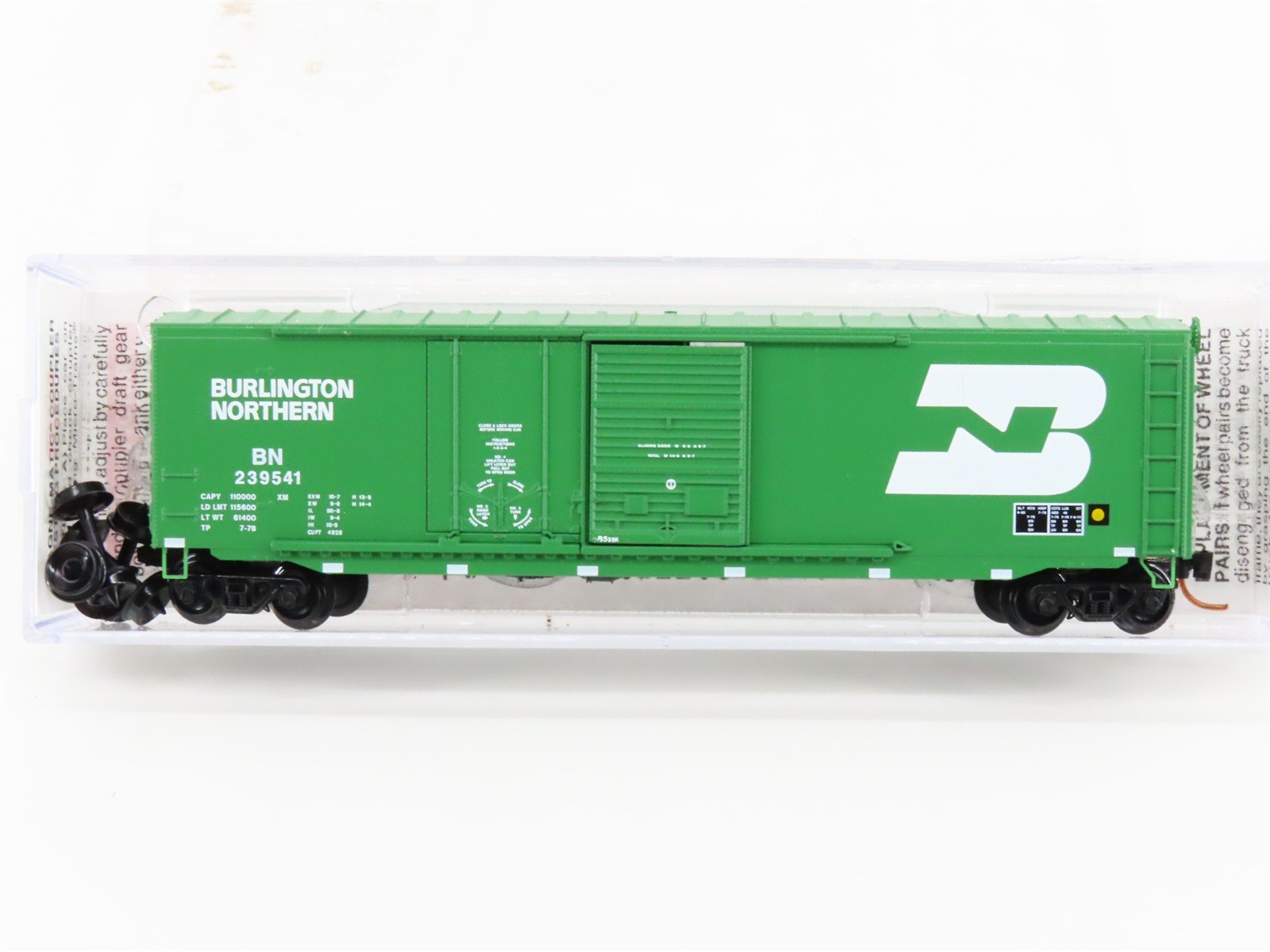 N Scale Micro-Trains MTL 07600090 BN Burlington Northern 50' Box Car #239541