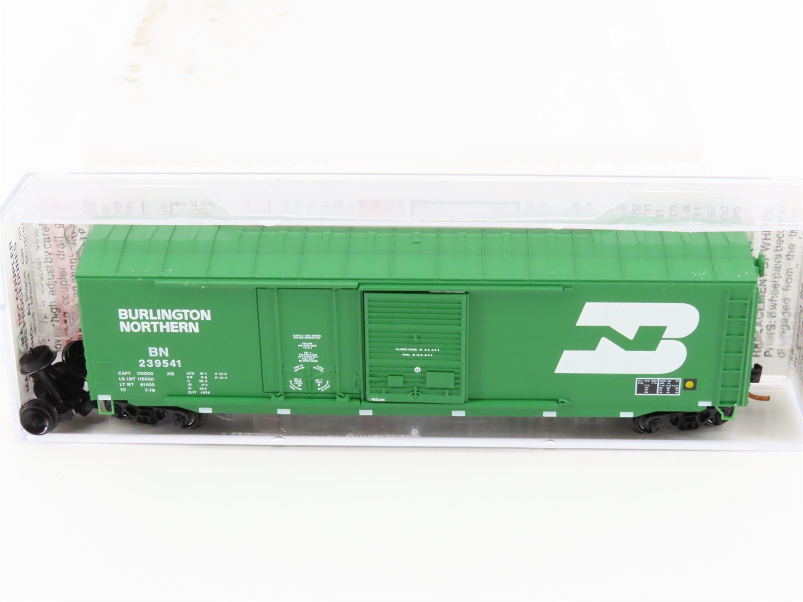 N Scale Micro-Trains MTL 07600090 BN Burlington Northern 50' Box Car #239541