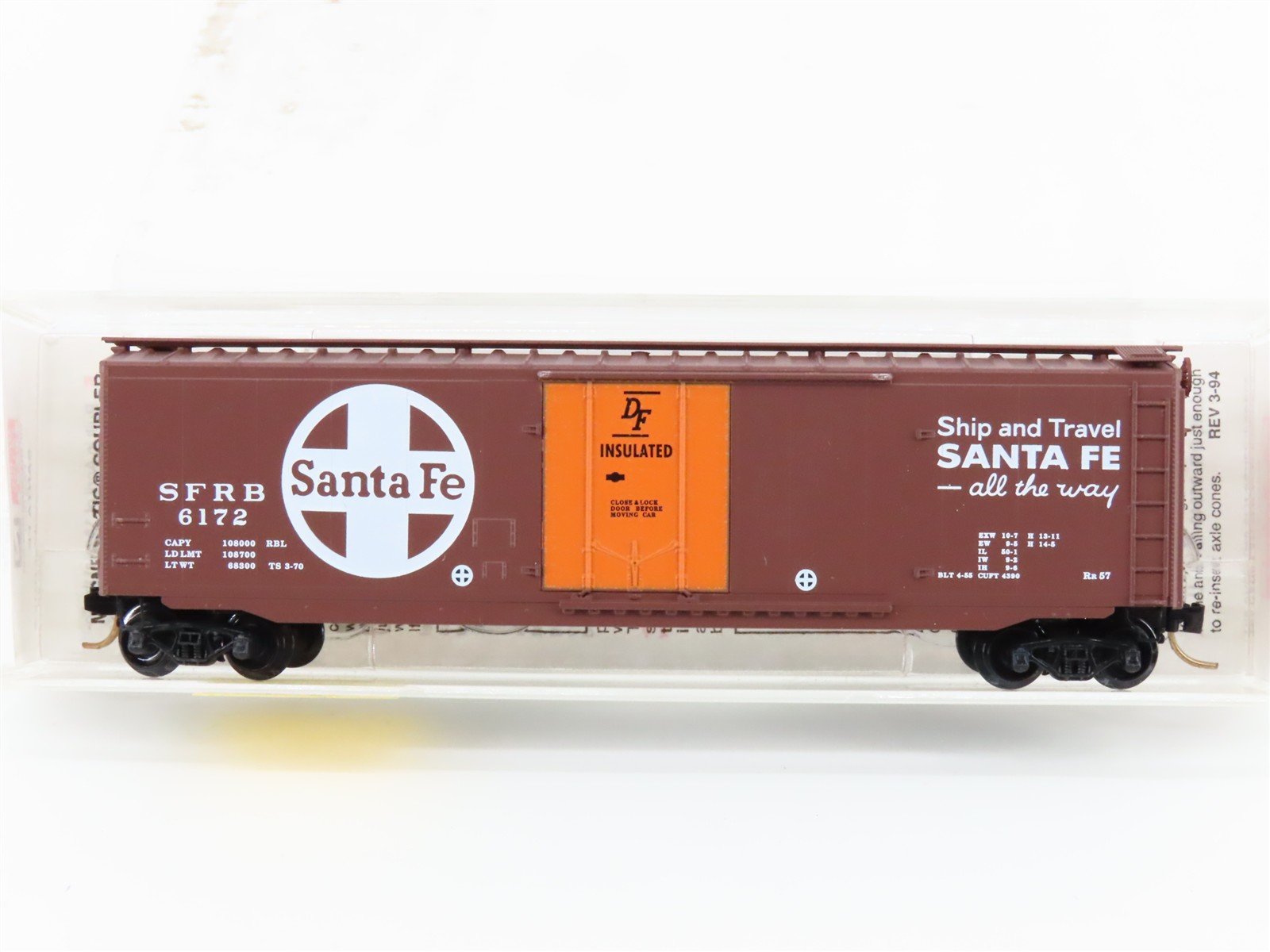 N Scale Micro-Trains MTL 32050/3 SFRB Santa Fe 