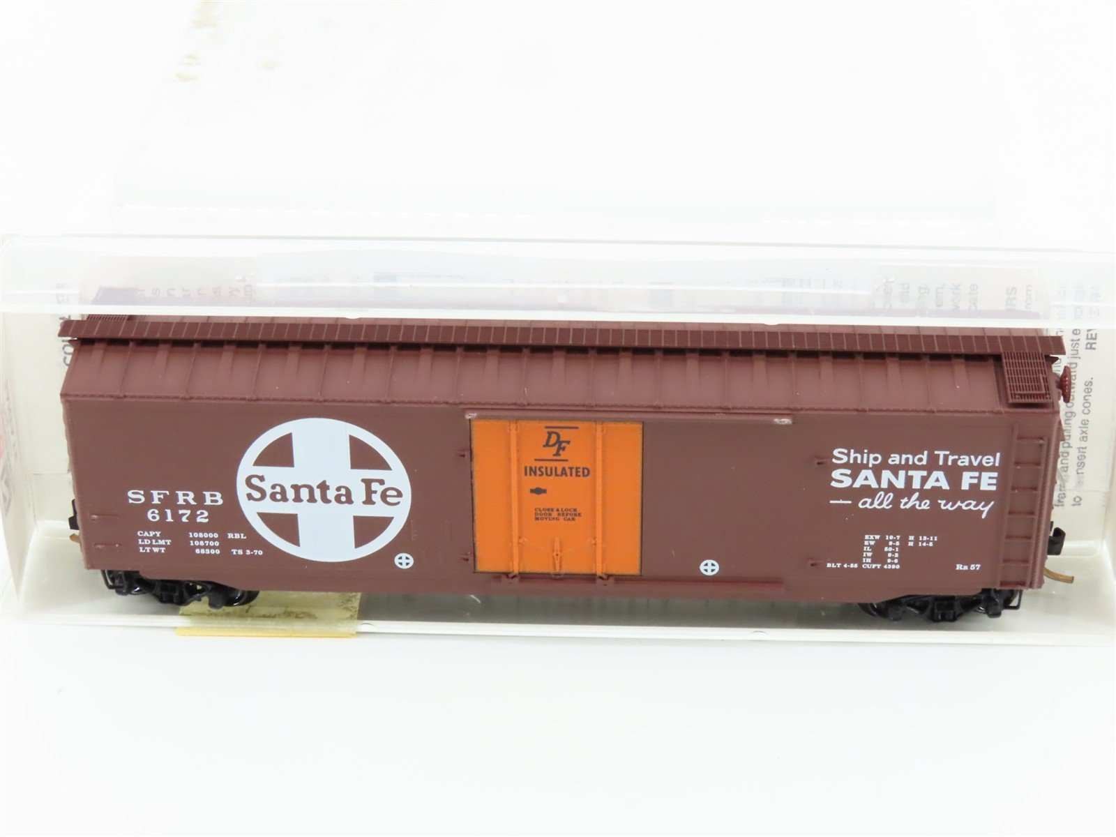 N Scale Micro-Trains MTL 32050/3 SFRB Santa Fe 