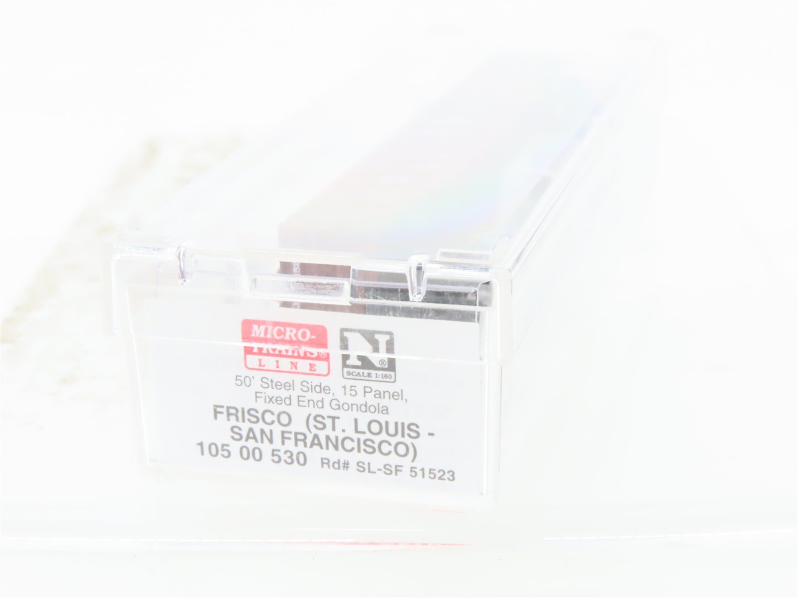 N Scale Micro-Trains MTL 10500530 SL-SF Frisco 50' Fixed End Gondola #51523